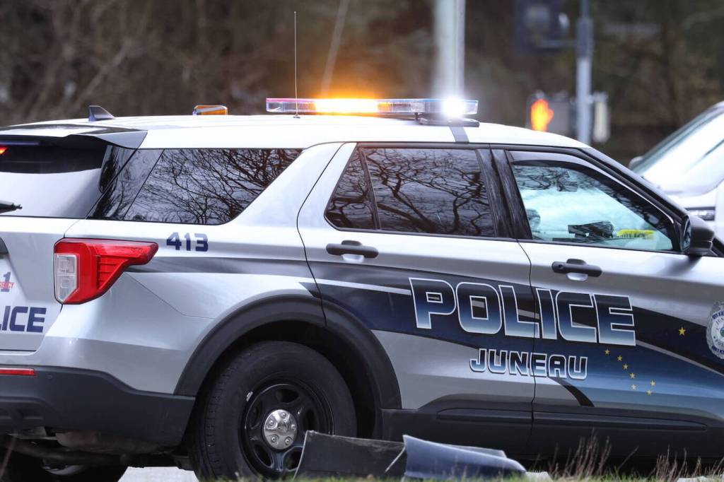 A Juneau Police Department vehicle. (Ben Hohenstatt/Juneau Empire file photo)