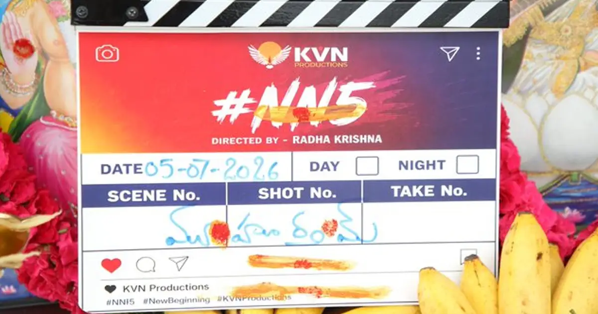 KVN Productions’ Second Telugu Film Officially Launched