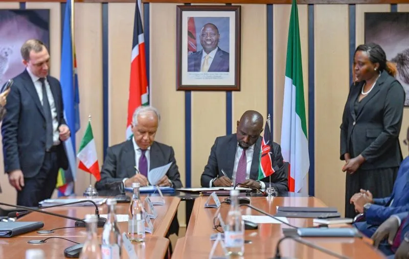 Kenya, Italy Deepen Security Alliance With New Crime-Fighting Pact Amid Police Modernisation Push