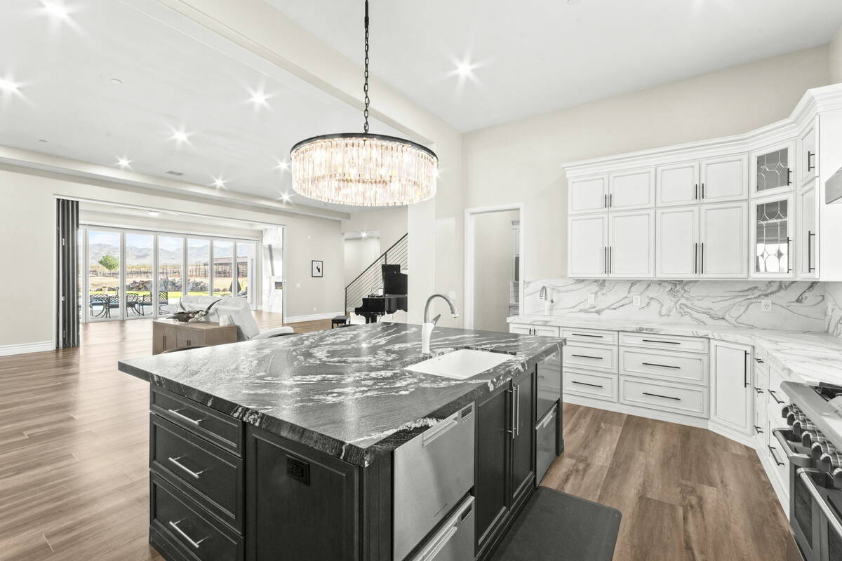 Located off Kyle Canyon Road in the far north Las Vegas valley, 9155 Witch Mountain St. has eno ...