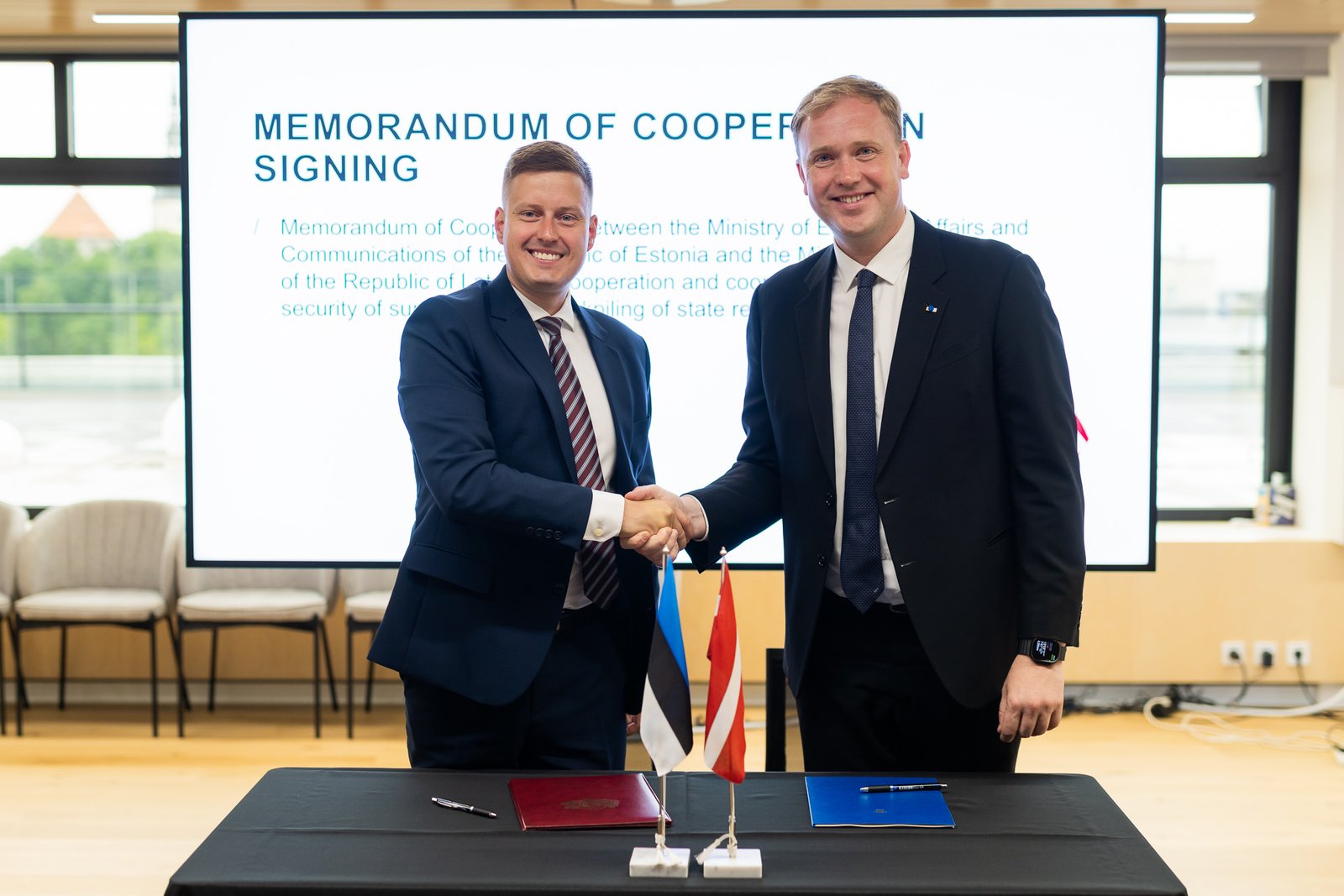 Latvia and Estonia sign memorandum on supply security; bilateral business forum opens in Tallinn