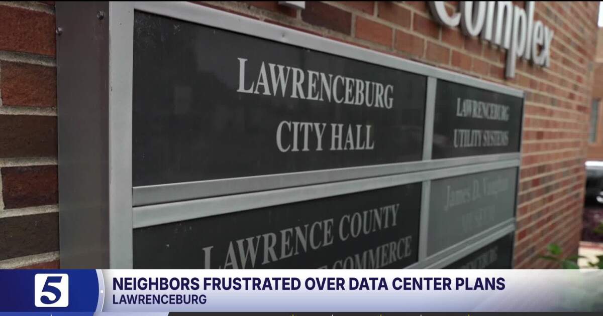 Lawrenceburg residents raise funds to challenge data center