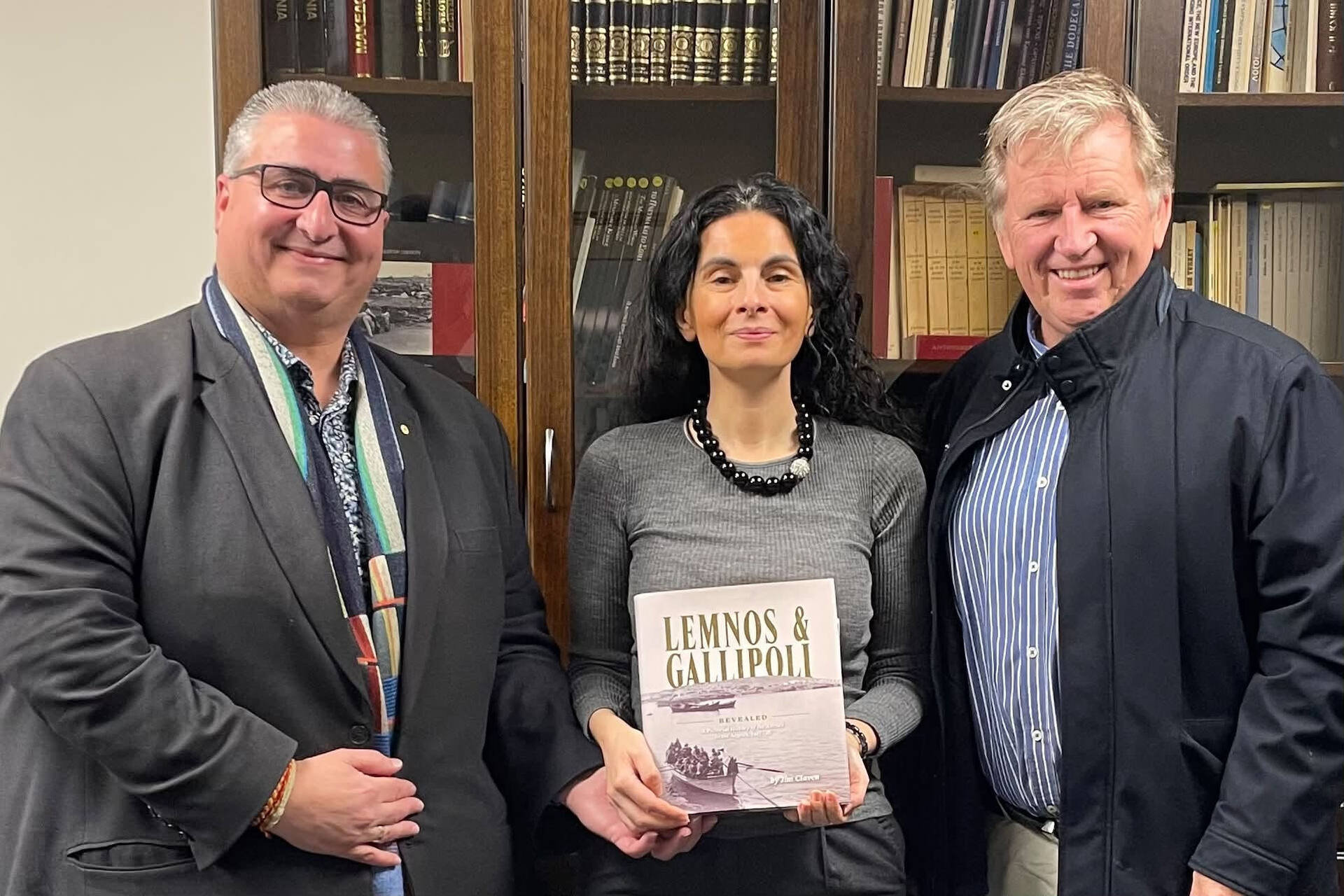 Lemnos Committee briefs Greek Consul on the Lemnos Remembrance Trail