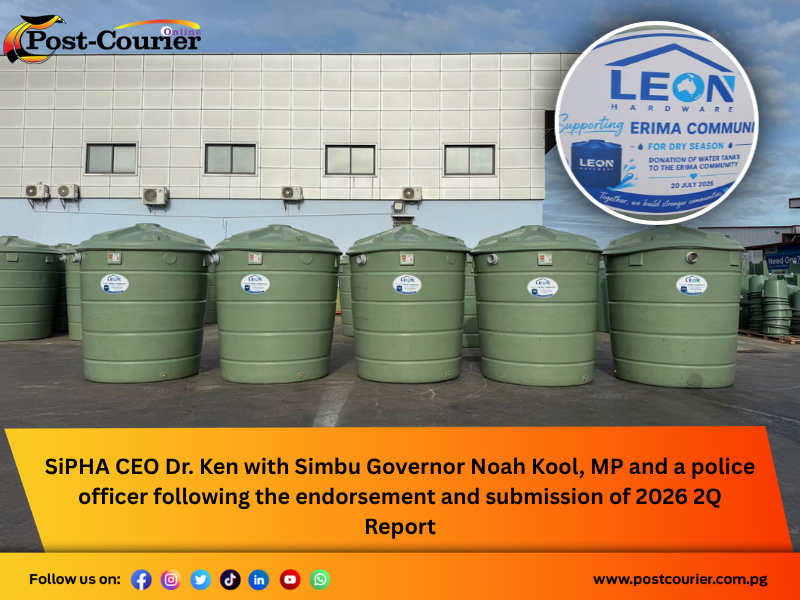 Leon Hardware Supports Erima Community with Five 3,500-Litre Water Tanks During Dry Season