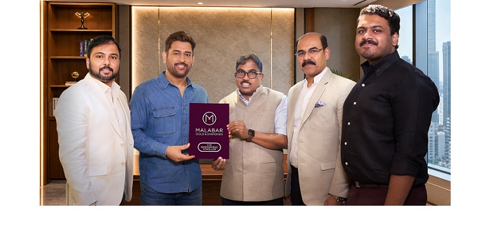 MS Dhoni Joins Malabar Gold & Diamonds as Brand Ambassador,Strengthening the Responsible Jeweller Promise.