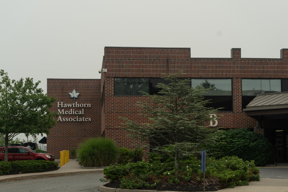 The Hawthorn Medical Associates building is seen in Dartmouth, Mass., July 15, 2026. (Eleonora Bianchi/The New Bedford Light via AP)