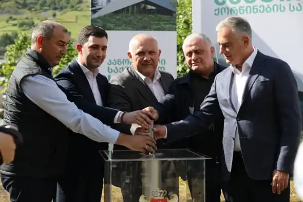 Mestia launches construction of new wedding house