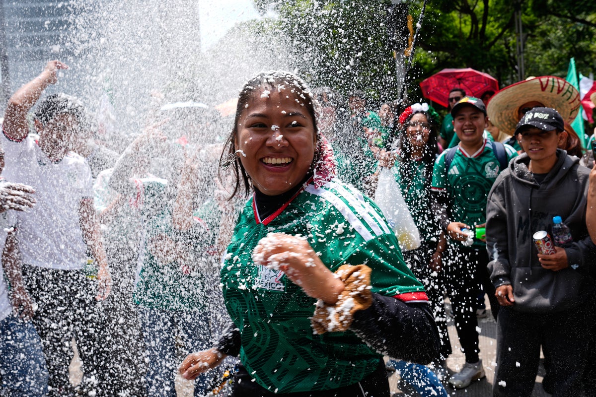 Mexico fans dream of more wins in the World Cup, singing 'What if we do?'