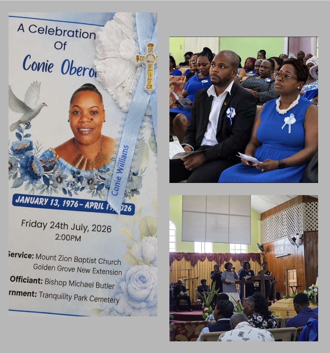 Minister of Health and Ministry Staff Pay Final Respects to Former Colleague, Conie Williams