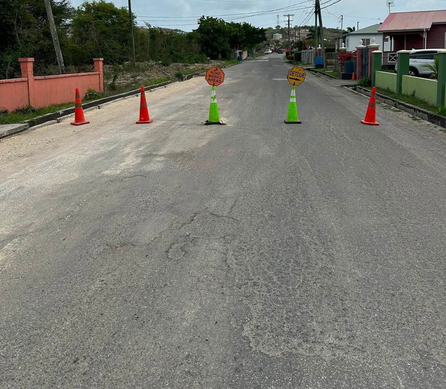 Ministry of Works Implements Buckley Line Traffic Detour