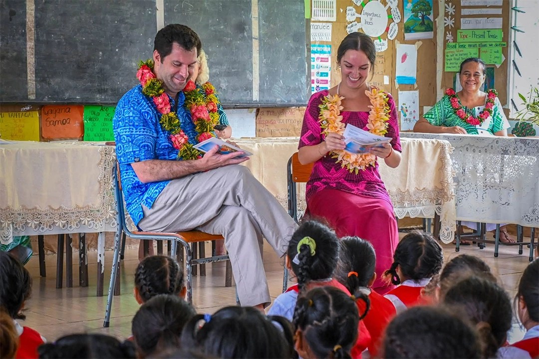 Mobile Library Programme Launched at Matautu Falelatai Primary School