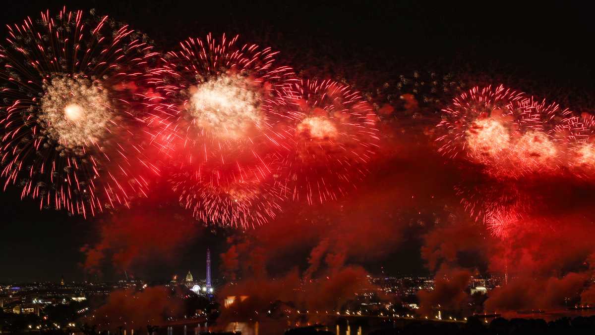 More than 800,000 fireworks mark America 250 celebrations in DC