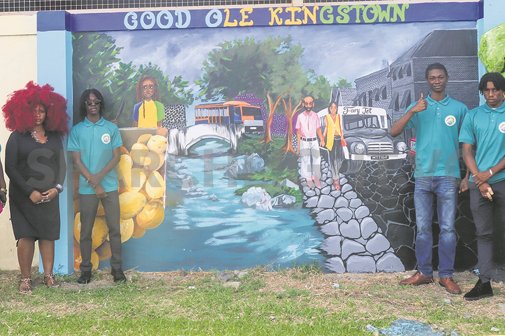 Murals unveiled at the Arnos Vale Sports Complex