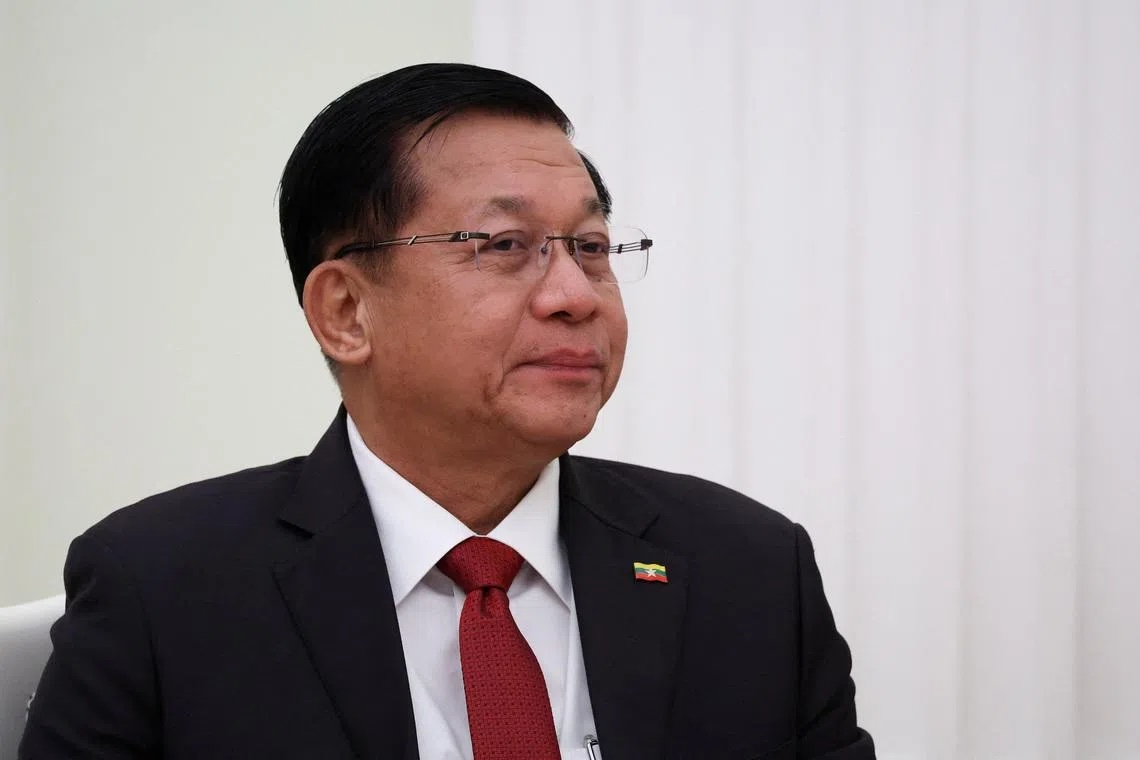 Myanmar's Min Aung Hlaing criticises ASEAN, sets out his own agenda
