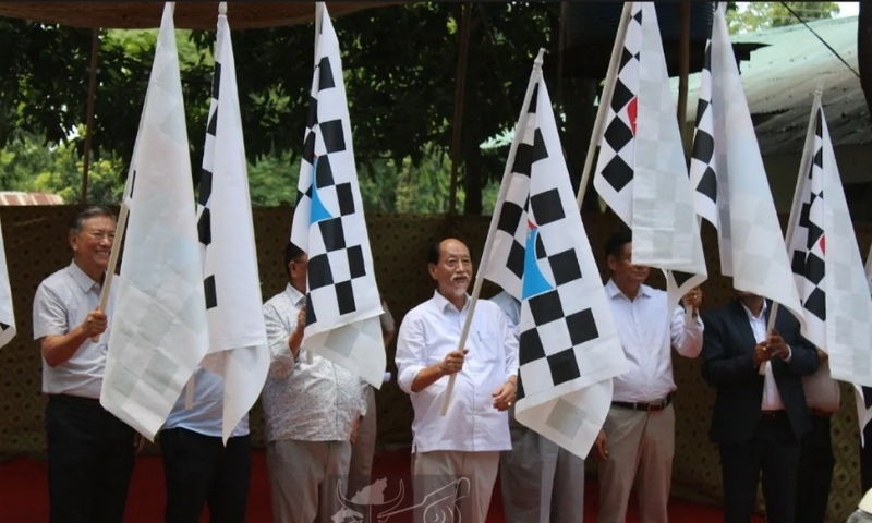 Nagaland CM flags off 549 vehicles, 12 forensic vans for police modernisation
