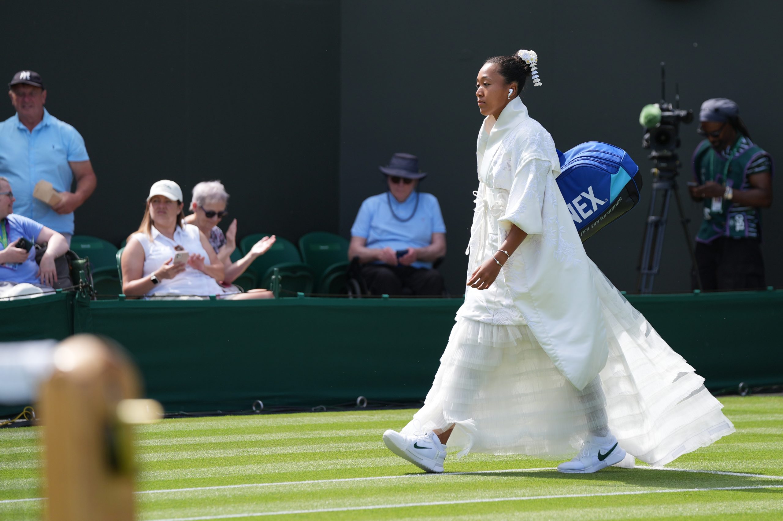 Naomi Osaka celebrates Japanese and Haitian heritage at Wimbledon