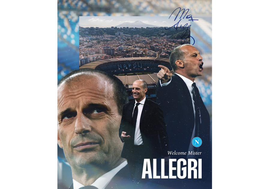 Napoli appoint Allegri as Conte's successor