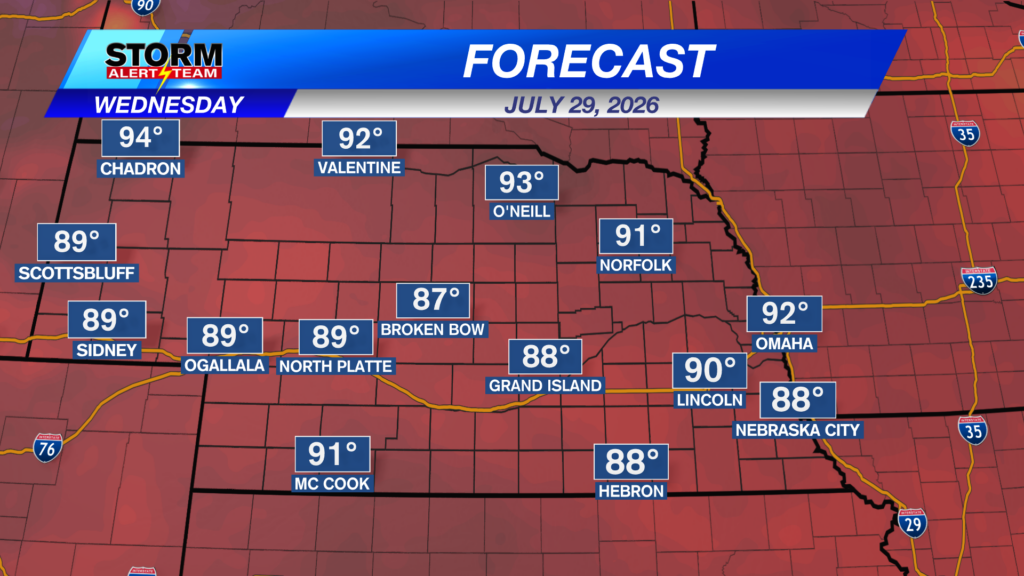 State Forecast Highs Tomorrow