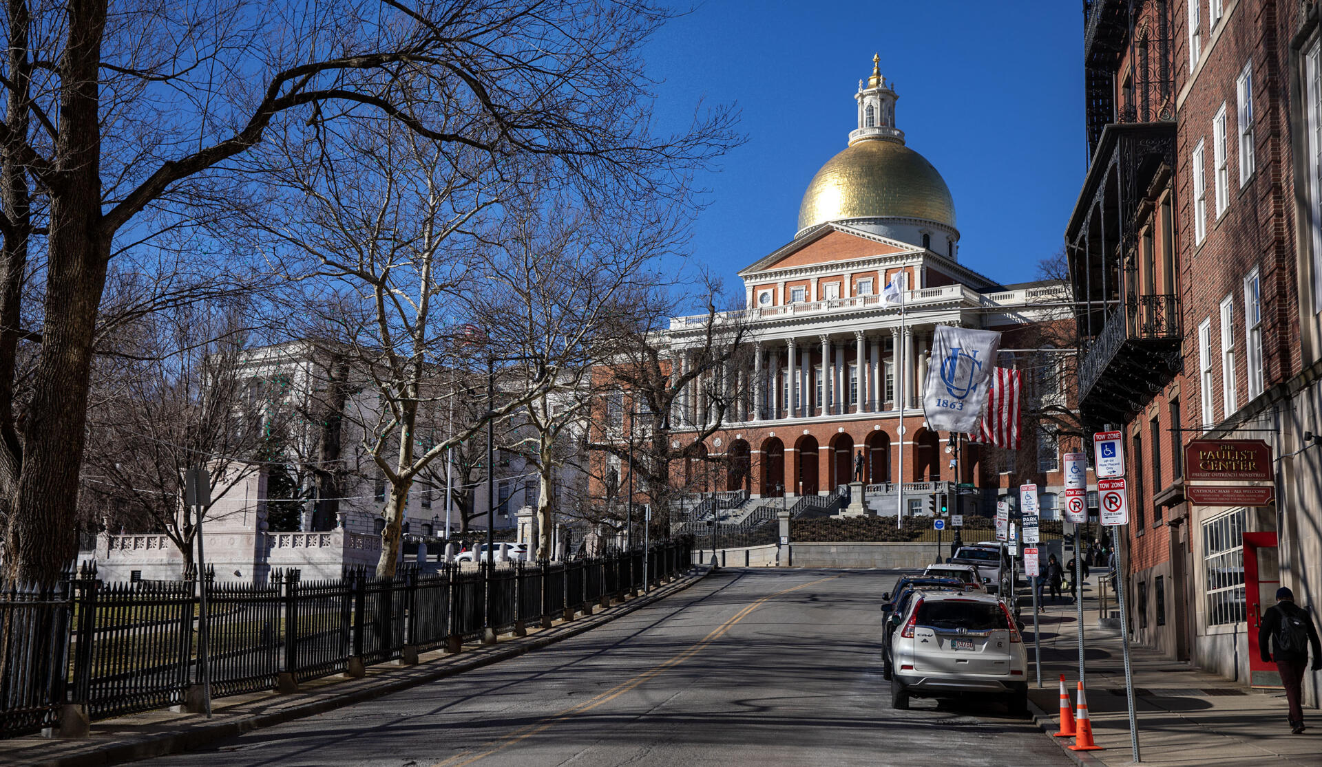 The Massachusetts State House. (Robin Lubbock/WBUR)