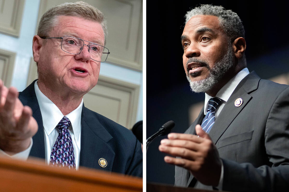 Rep. Mark Amodei, R-Nev., left, and Rep. Steven Horsford, D-Nev., right, have introduced legisl ...