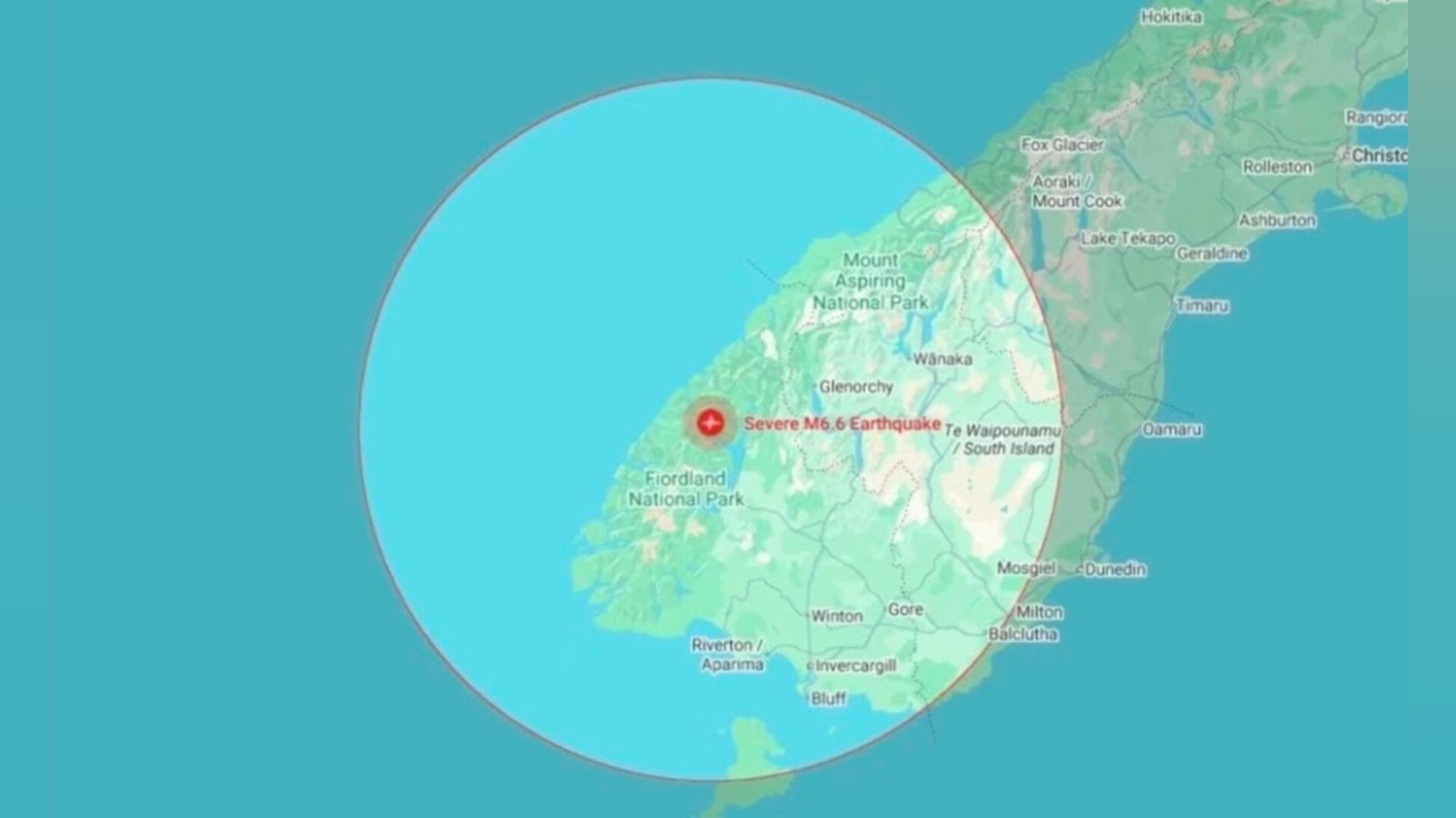New Zealand’s South Island Struck by 5.9M Earthquake
