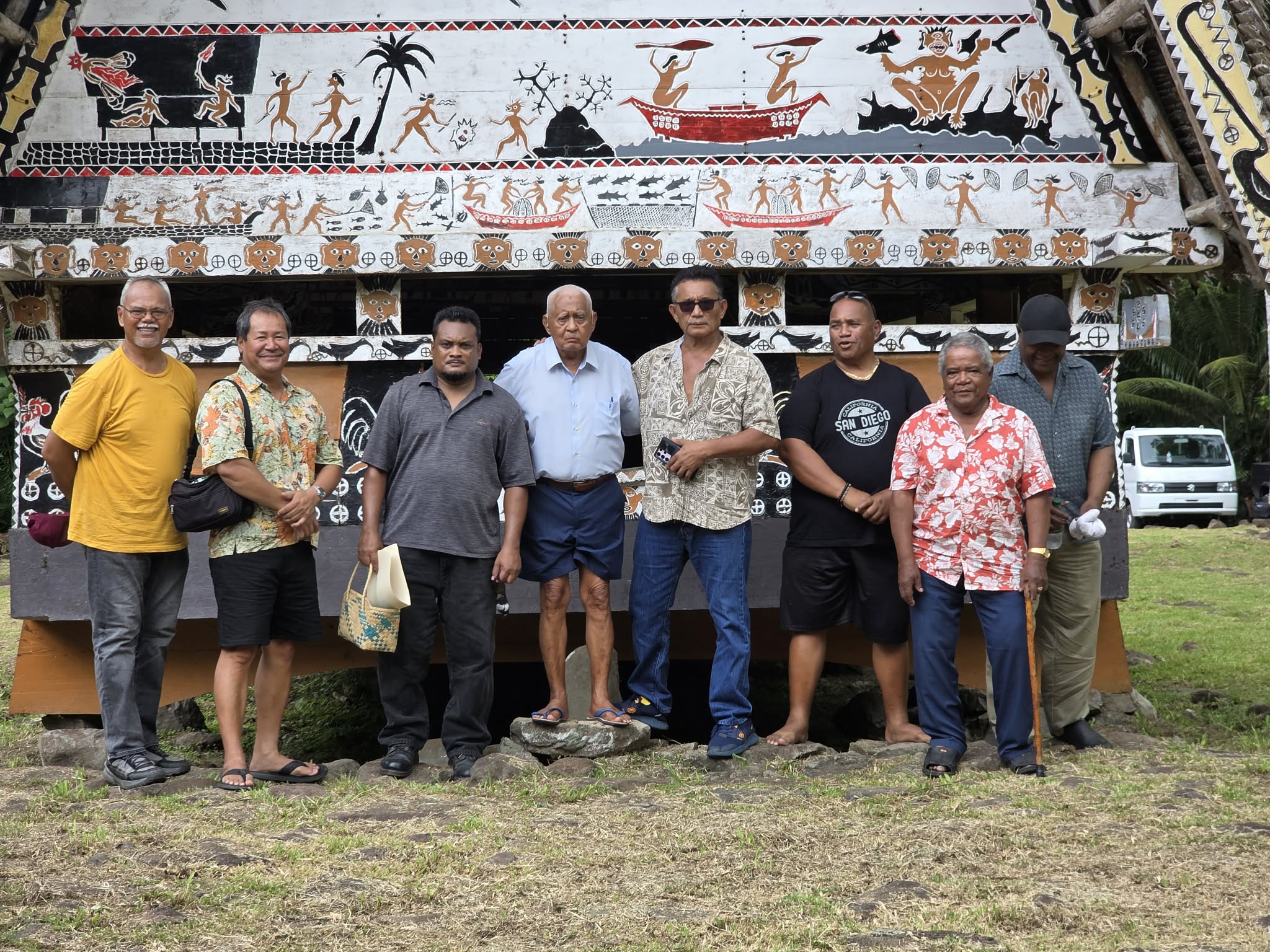 "Ngara Bai Melekeong of Melekeok accepts a new chief, following a traditional appointment, the new fourth chief (kebekuul) Ngirkungiil Jason Sebalt on Saturday, July 5, 2026.
