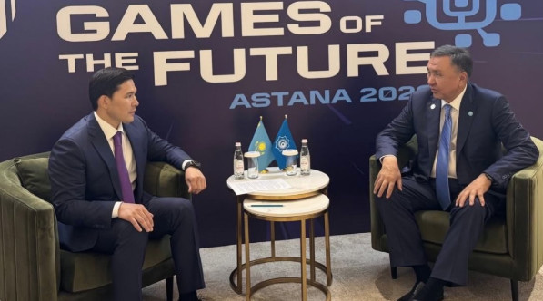 OTS Secretary General and Kazakh Sports Minister discuss tourism, youth, and phygital sports in Astana