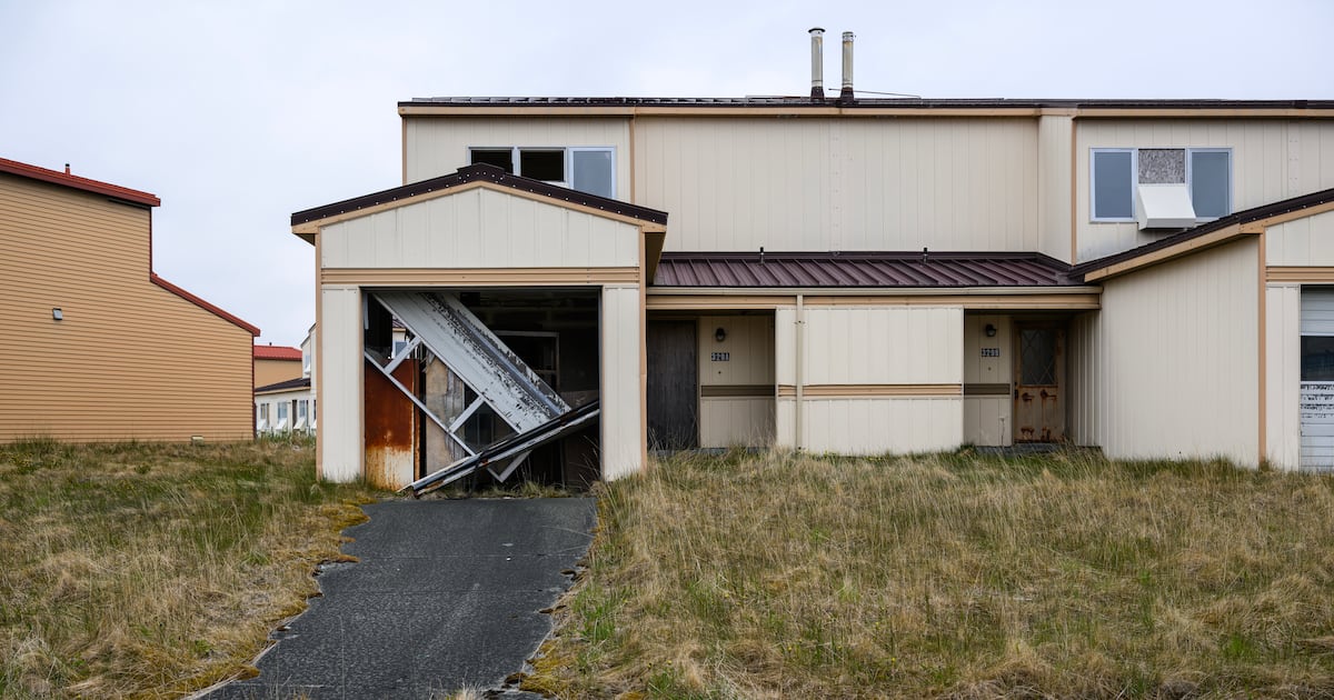 On nearly deserted Adak Island, you pay to keep hundreds of buildings wired for internet