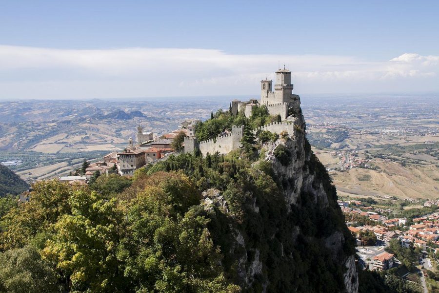 San Marino castle