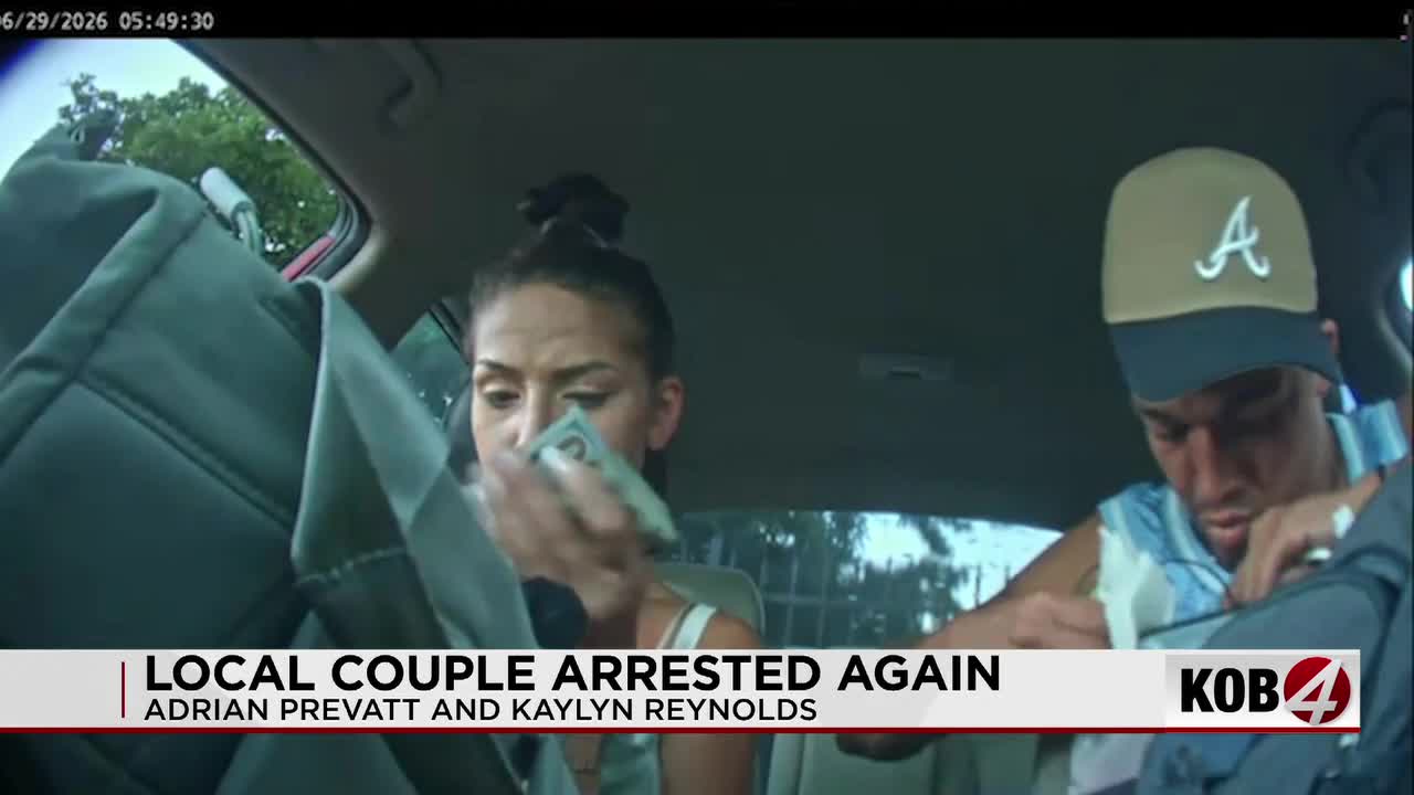One week free: Albuquerque's 'Bonnie and Clyde' arrested again