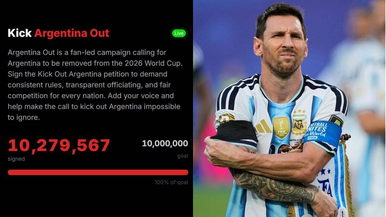 Over 10 million sign petition to kick Argentina out of FIFA World Cup amid referee bias claims | Football News