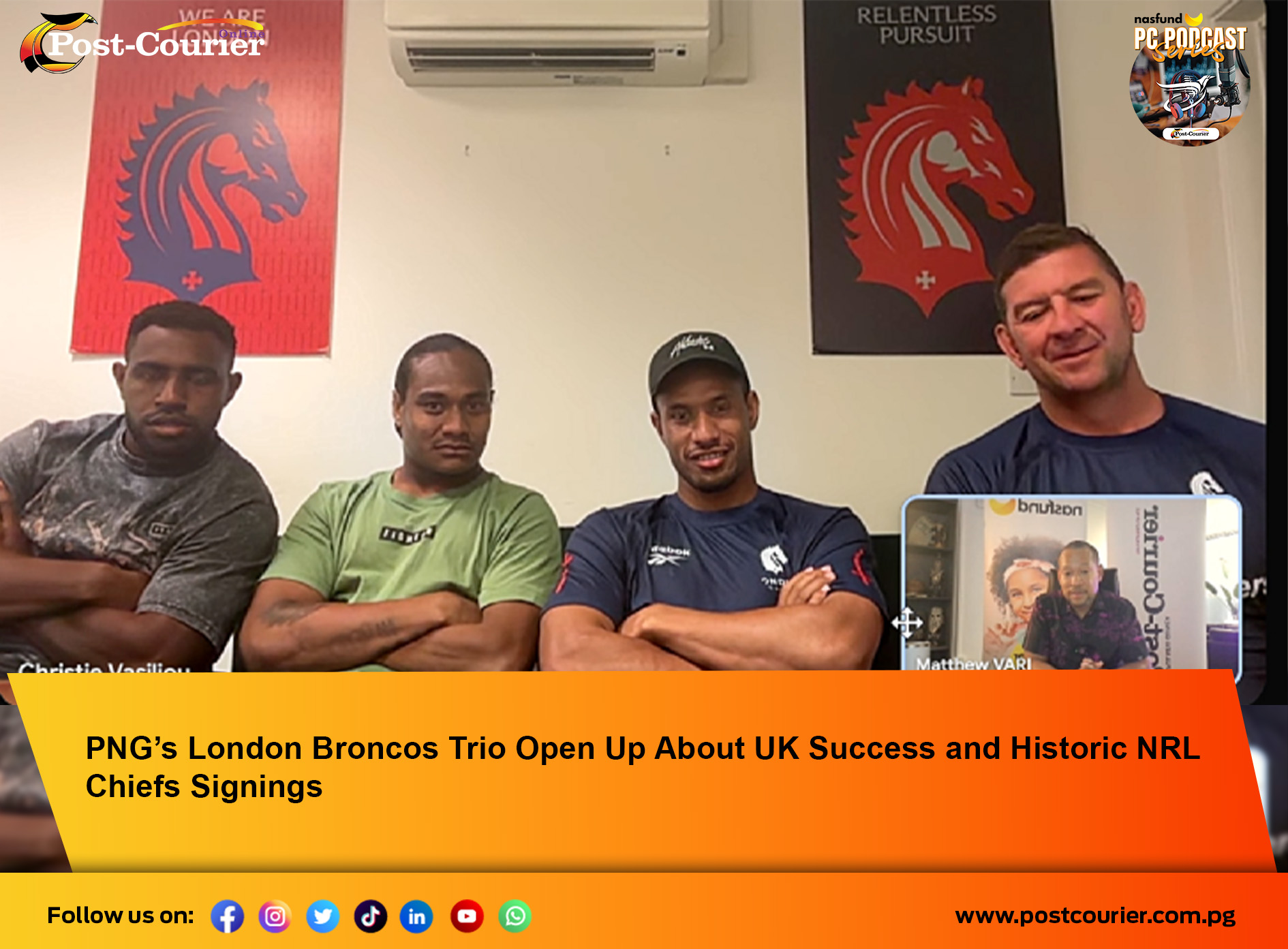 PC Podcast Episode 20: PNG’s London Broncos Trio