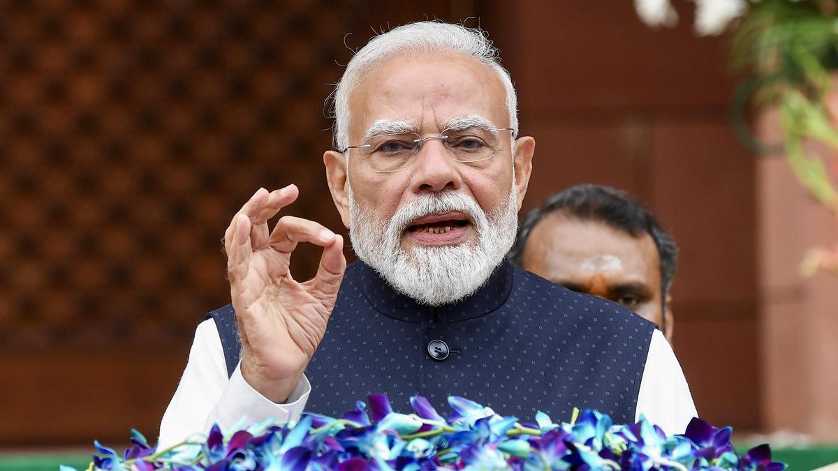 PM Modi says he hopes ‘monsoon and Monsoon Session are productive’