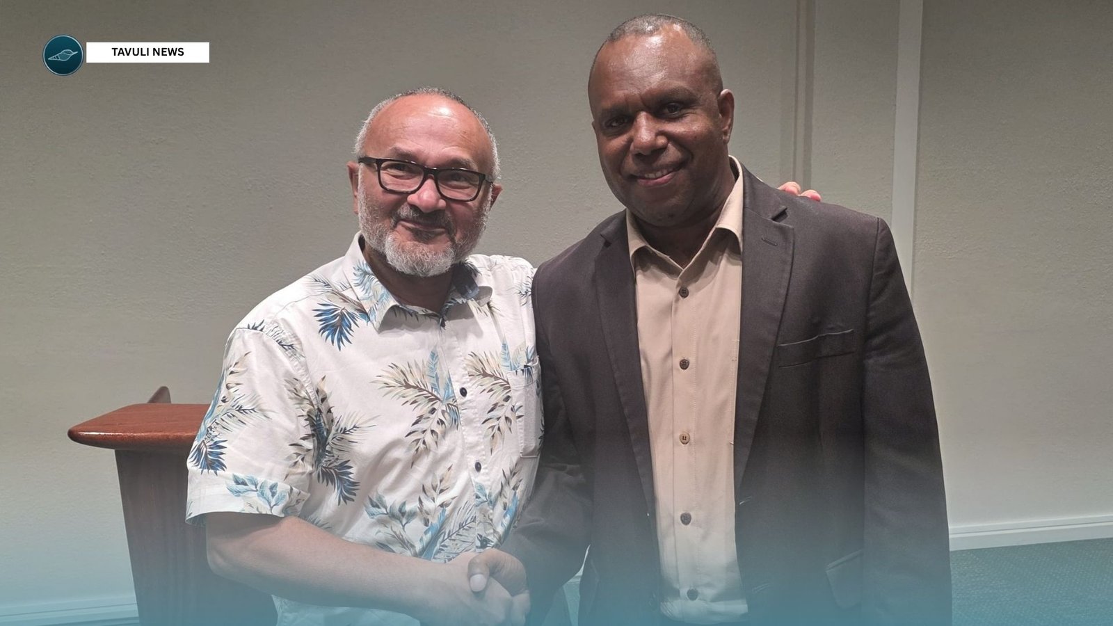 PM Wale Meets Vanuatu Internal Affairs Minister in Port Vila