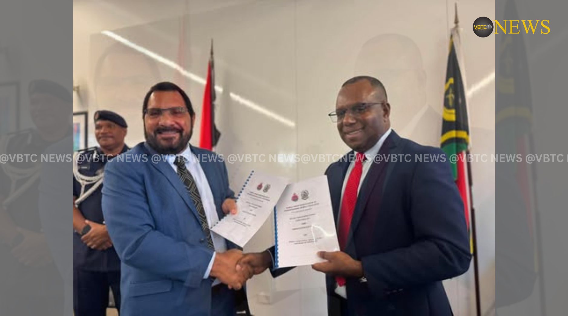 PNG, Vanuatu Sign Landmark Kumul Vanua Police Agreement