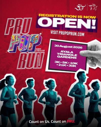 PRU Pop Run registration officially opens