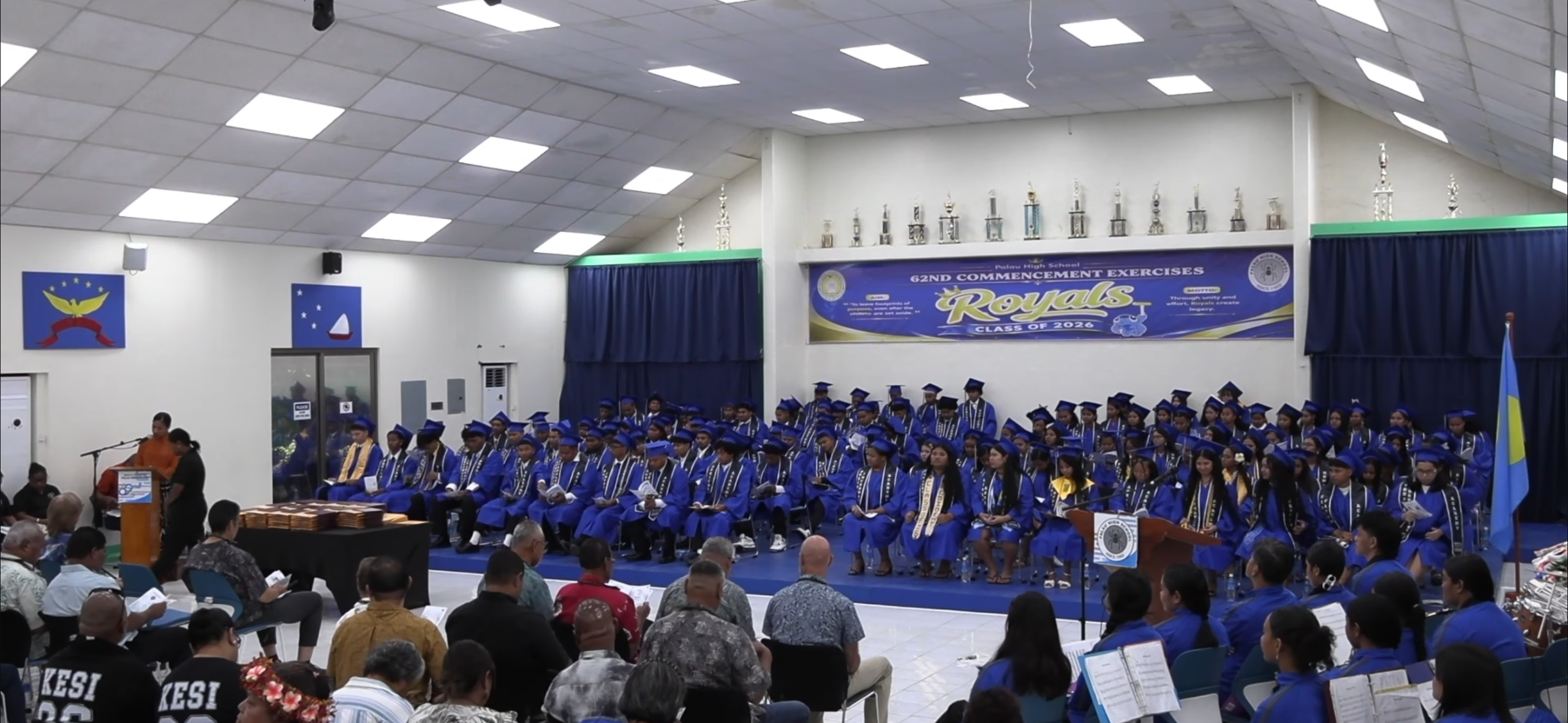Palau High School Graduates 117 in 62nd Commencement