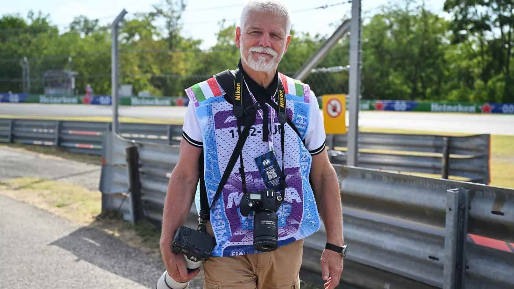 Petr Pavel Attends Hungarian F1 Grand Prix as Photographer