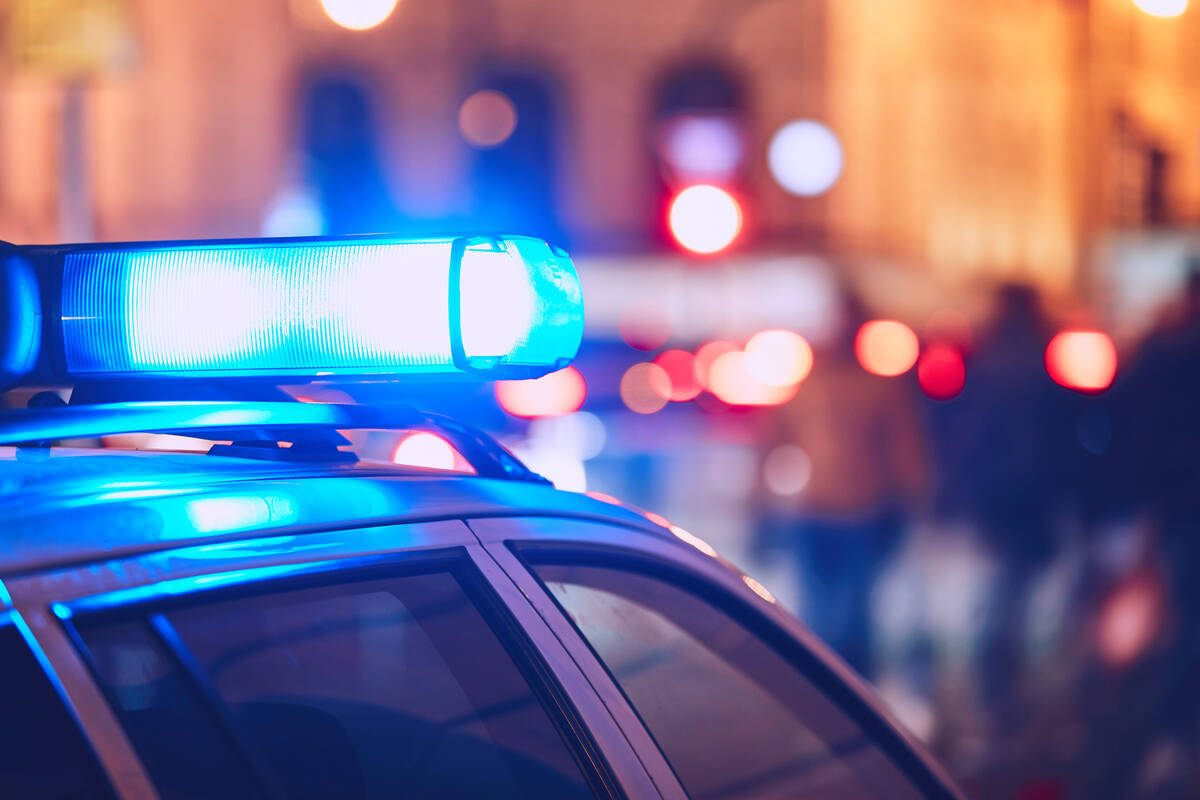 Police lights. (Getty Images)