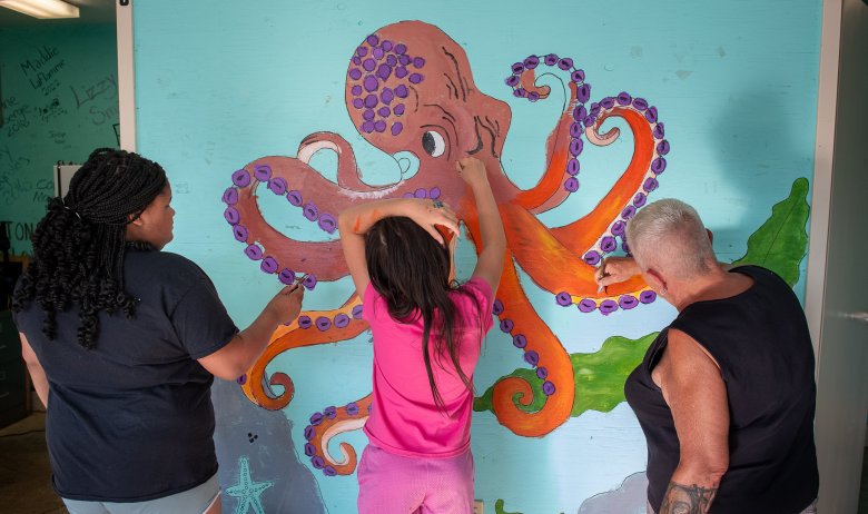 Photos: Sea art in Lewiston