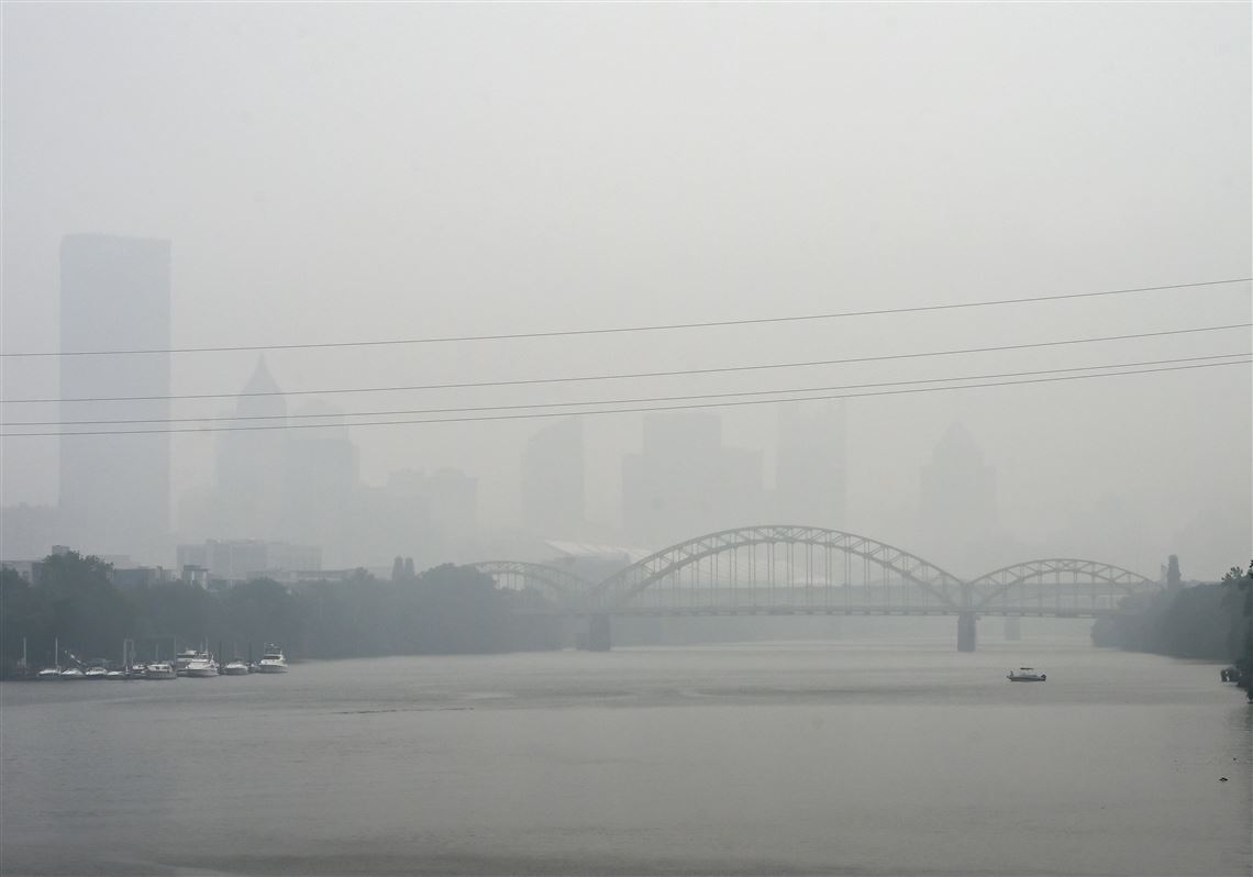 Pittsburgh wildfire smoke leading to dangerous Code Purple air quality