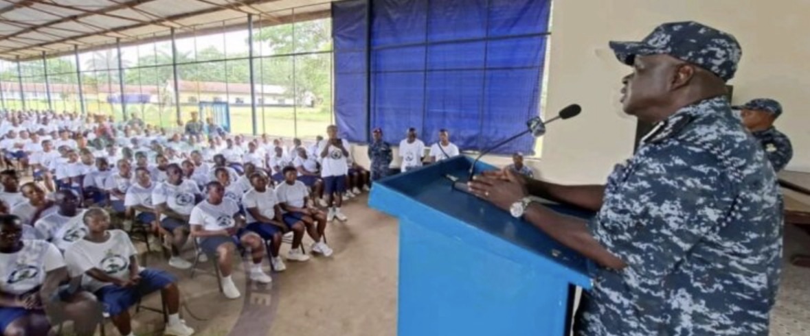 Police Chief charges recruits on discipline