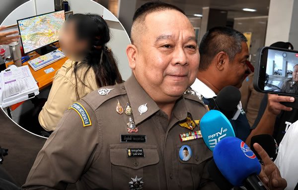 Police are to summon, charge staff found at a private property in Nonthaburi working on exam papers