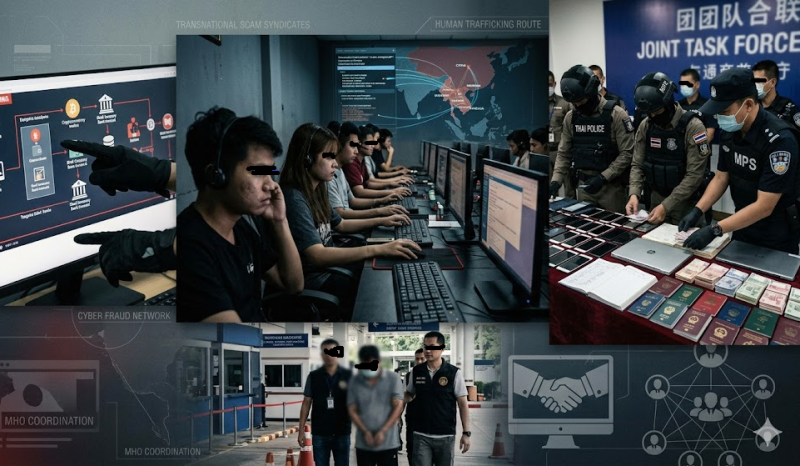 Police cripple transnational scam empire, arrest over 330 in biggest-ever Forest City swoop