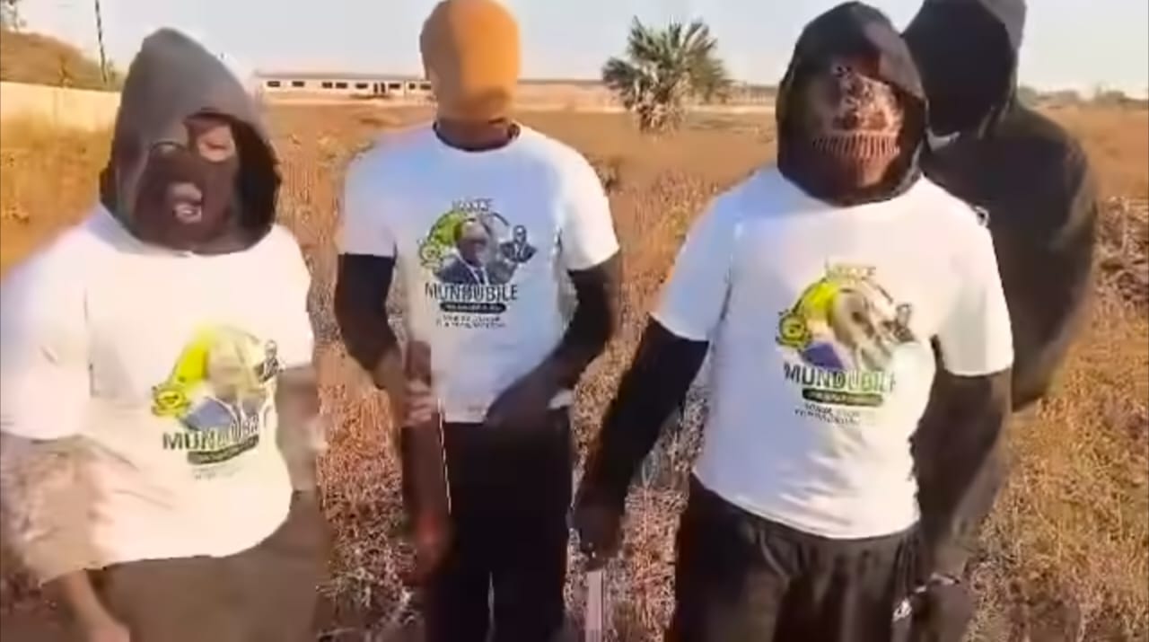 Police probe viral video of masked men with machetes