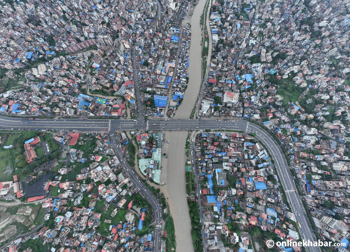 Poor drainage system to blame for inundation problem in Kathmandu