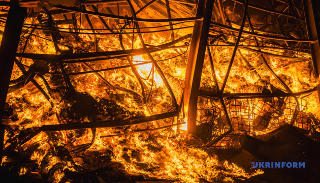 Power substation supplying North Crimean Canal is on fire on Kerch Peninsula