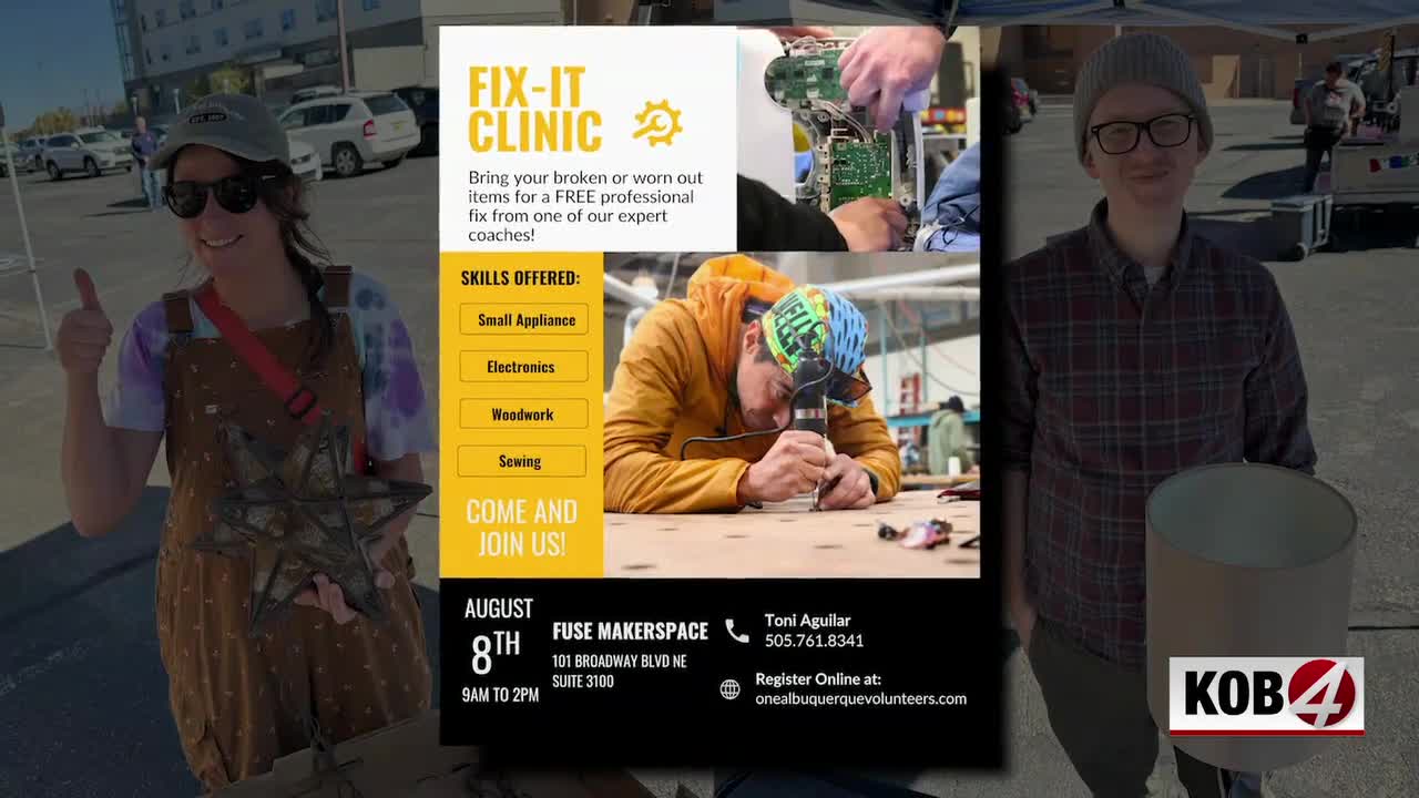Preview: Fix-It Clinic in Albuquerque set for August 8