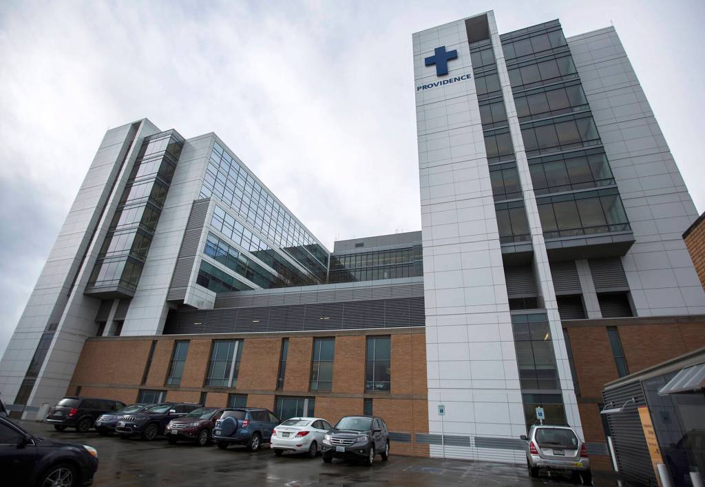 Providence Regional Medical Center Everett. (Olivia Vanni/The Herald)