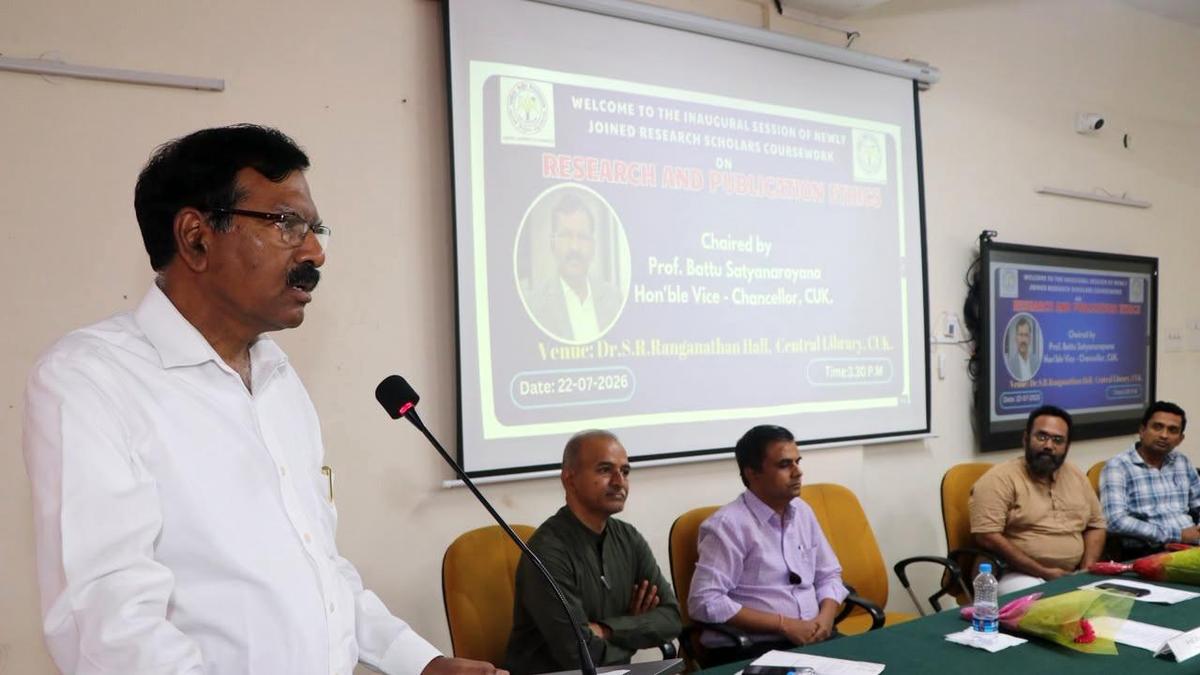 Quality research and ethical publications key to academic success: CUK V-C
